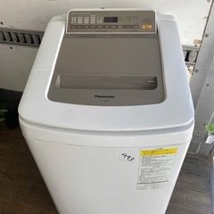 NO 443 🌈福岡市内配送設置無料✨🌈  NA-FD80H5-N 縦型洗濯乾燥機 シャンパン [洗濯8.0kg /乾燥4.5kg /ヒーター乾燥(水冷・除湿タイプ) /上開き] 