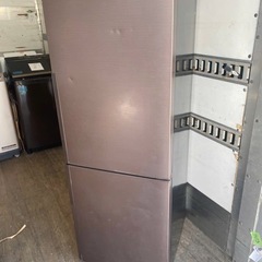 NO 439  🌈福岡市内配送設置無料✨🌈　シャープ SHARP プラズマクラスター冷蔵庫 （271L・右開き） ブラウン系/ダークウッド SJ-PD27A-T