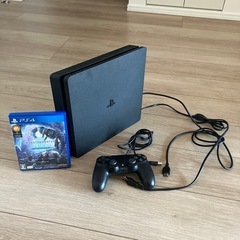 受渡予定者確定済】PS4一式+ソフトウェア1本