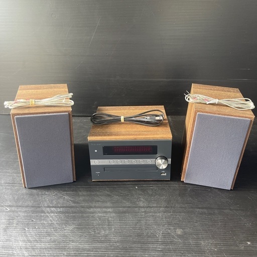 【動作品】パイオニア 【X-CM56】CDミニコンポ Bluetooth搭載/AM/FM対応 【S-CM6(BM)×2】スピーカー