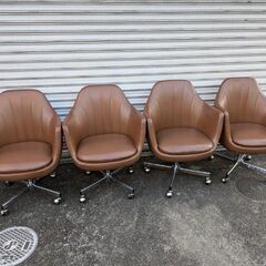 【即決】麻雀卓専用中古イス4脚【持帰 限定】