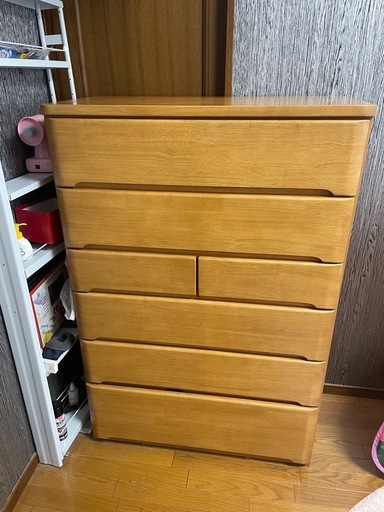 ◆早い方優先‼︎ 美品⭐︎ ニトリ ハイチェスト オウカ2　整理ダンス