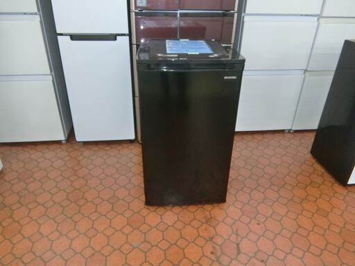 ID　205444　冷凍庫１ドア　60L　アイリスオーヤマ　２０２１年　IUSD-6B-B