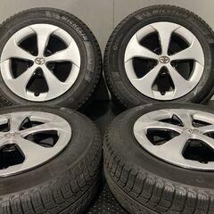 【MICHELIN X-ICE3+ 195/65R15】スタッドレス【トヨタ 30プリウス 後期 純正ホイール 15インチ 6J5HPCD100+45】19年製 バリ溝　(MTE642) クレジットカード QRコード決済可能
