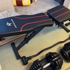 追記★9/20迄★美品！★可変式ダンベル40kg★インクラインベンチ
