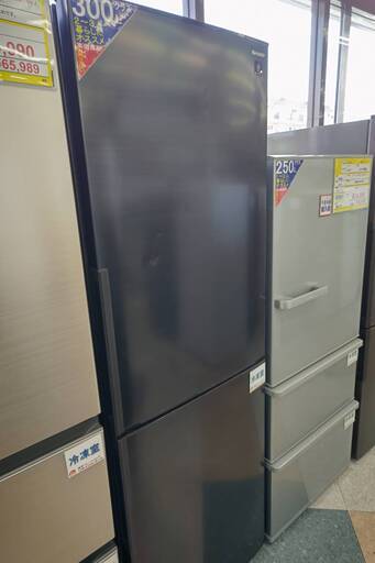 ☆SHARP/シャープ/310L冷蔵庫/2021年式/SJ-AK31G-B/№3638☆