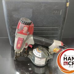 【中古】MAX マックス 常圧 50mm コイルネイラ 釘打ち機 CN-450S ケース付き