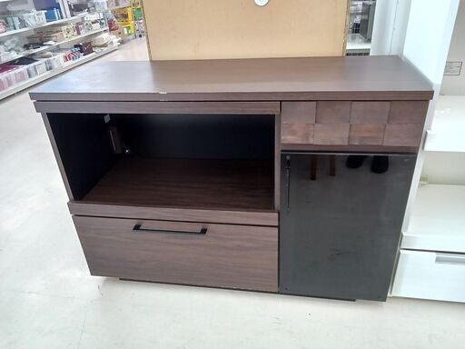 お値段見直しました！★ジモティ割あり★ ガルト ミドルレンジボード ダークブラウン W119.8×D44.7×H85.3 クリーニング済み TC4725