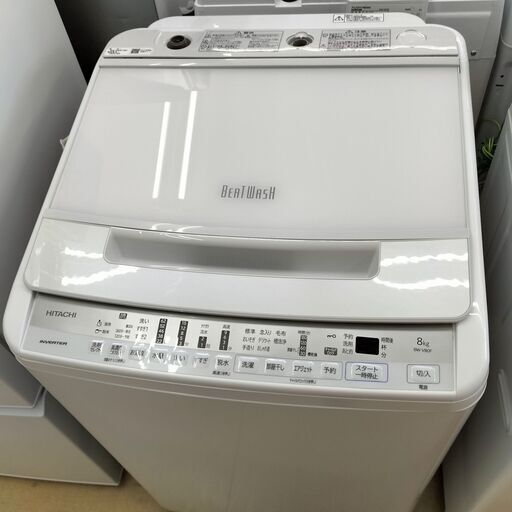 ★ジモティー割有★　HITACHI  8K洗濯機  BW-V80F 2021年　 IKD-353