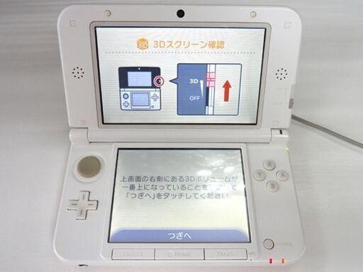 Nintendo 3DSLL 本体 ピンク×ホワイト SPR-001 初期化/動作確認済 充電アダプタ付き 任天堂 ニンテンドー 札幌市 中央区 南12条