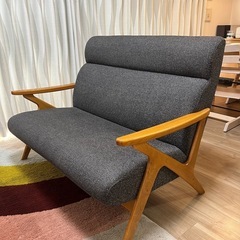 家具ならトレファク吉川店！！ ニトリ ハイバック2人掛けソファー 