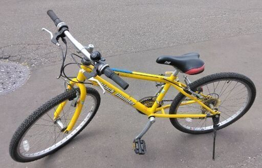 【売約済み】24インチ  子ども用 中古 自転車 8980円 変速3×6 フレーム : 320mm 新規防犯登録料コミ 387