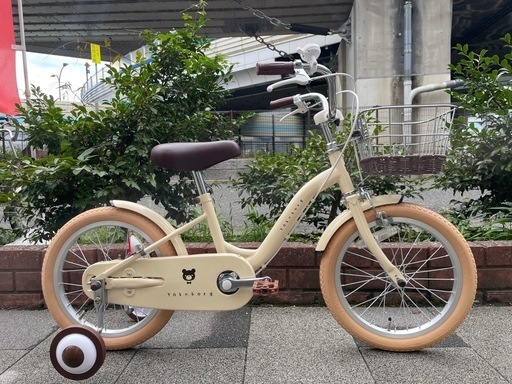 新車はじめてにぴったりの16インチ✨　男女兼用　幼児車　子供自転車　ジュニアサイクル　アサヒサイクル　点検調整永久無料☆　西宮市