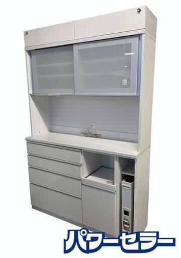 高橋木工 キッチンボード チェルシー 幅140 ソフトクローズ モイス 転倒防止固定OK フィラー付き 中古家具 店頭引取歓迎 R8666