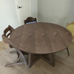 最終値下げ】BOOMS販売中のダイニングテーブル 丸×120cm