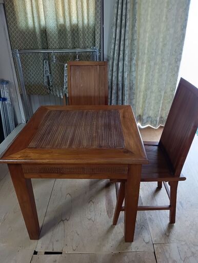 アジアン家具　バリ風家具　バンブー　椅子　テーブル