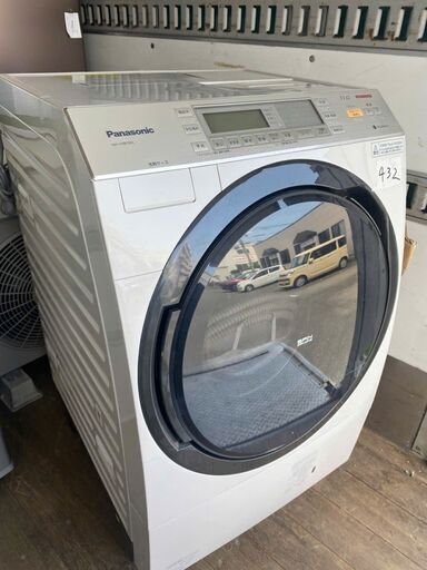 NO 432 福岡市内配送設置無料✨ NA-VX8700L-W ドラム式洗濯乾燥機 クリスタルホワイト [洗濯11.0kg /乾燥6.0kg /ヒートポンプ乾燥 /左開き]