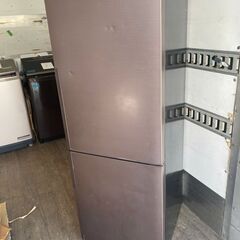 NO 439 🌈北九州市内配送設置無料✨🌈　シャープ SHARP プラズマクラスター冷蔵庫 （271L・右開き） ブラウン系/ダークウッド SJ-PD27A-T