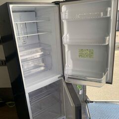 NO 439 🌈北九州市内配送設置無料✨🌈　シャープ SHARP プラズマクラスター冷蔵庫 （271L・右開き） ブラウン系/ダークウッド SJ-PD27A-T