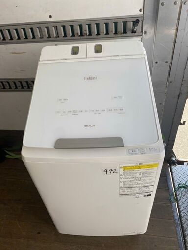 NO 44福2 北九州市内配送設置無料✨　2021年式 縦型洗濯乾燥機 ビートウォッシュ BW-DX100G-W [洗濯10.0kg /乾燥5.5kg /ヒーター乾燥(水冷・除湿タイプ) /上開き]