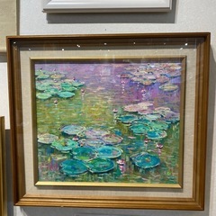 田中均 【 睡蓮 】 油彩画