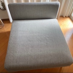 【美品】【引き取り限定】IKEA イケア ソーデルハムン ソファ 1人掛け ベージュ/ブラウン　グレー