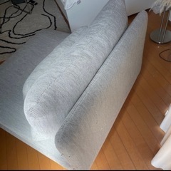 【美品】【引き取り限定】IKEA イケア ソーデルハムン ソファ 1人掛け ベージュ/ブラウン　グレー