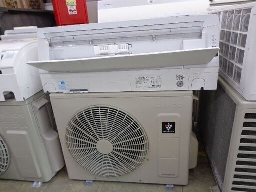 SHARP　２０２１年ルームエアコン　２．２KW（６～９畳）ロボ付き　標準工賃込み