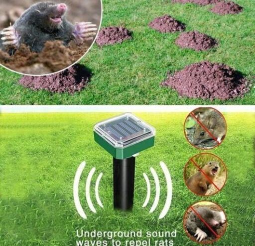 動物避け 超音波ソーラー １個
