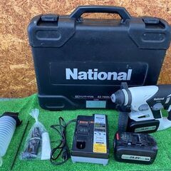 545 充電ハンマードリル National 松下電工 EZ7880LN2S-B 28.8V 中古品