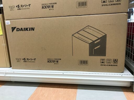 ●ダイキン 加湿ストリーマ空気清浄機 ACK70Y-W 2022年モデル ※未開封品