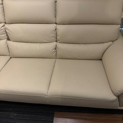 美品21時迄】3人がけカウチソファー