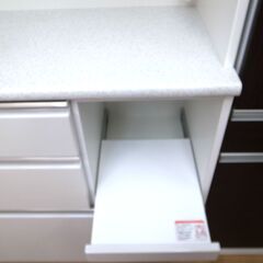 143/609 オープン食器棚 キッチン収納 大型 白