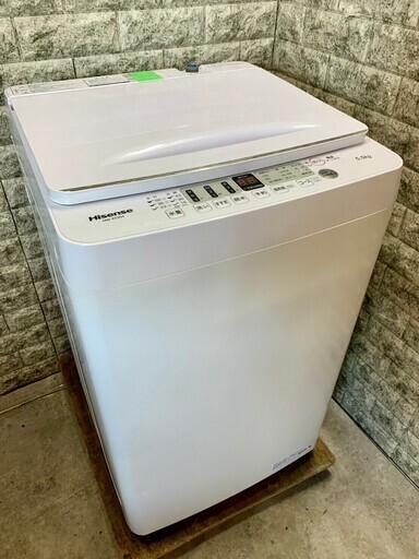 大阪送料無料★3か月保障付き★洗濯機★2022年★ハイセンス★5.5kg★HW-E5504★S-369