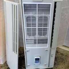 【￥27000-】コロナ 窓用エアコン 冷房専用 CW-1822 2022年製 窓枠エアコン 枠付き