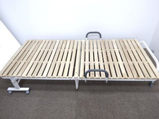 新札幌 すのこベッド シングル 折り畳み式 幅90cm×奥行200cm×高さ30cm No.2765