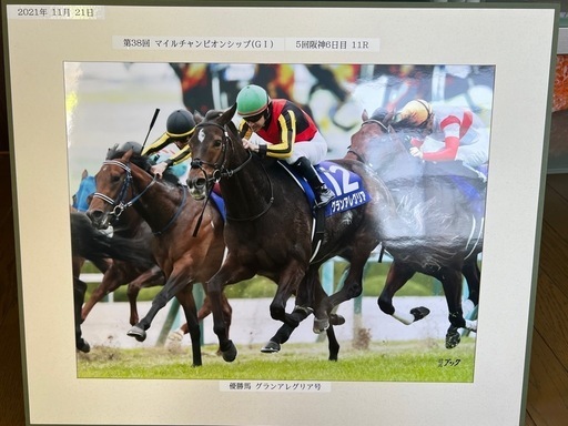 競馬グッズグランアレグリア写真