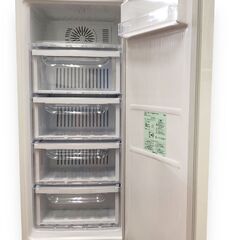 24Y594 ジC MITSUBISHI 三菱 冷凍庫 MF-U12N-W1 フリーザー 2010年製 121L 右開き 引出4段 中古品