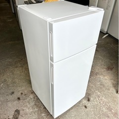 札幌市内配送可 美品 23年製 MAXZEN マクスゼン 112L 2ドア冷凍冷蔵庫 JR112ML01WH 