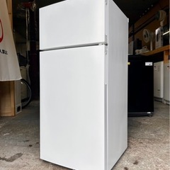 札幌市内配送可 美品 23年製 MAXZEN マクスゼン 112L 2ドア冷凍冷蔵庫 JR112ML01WH 