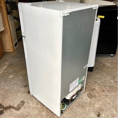 札幌市内配送可 美品 23年製 MAXZEN マクスゼン 112L 2ドア冷凍冷蔵庫 JR112ML01WH 