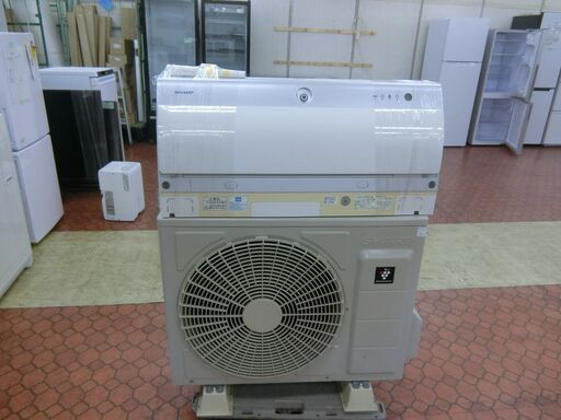 ID 525702　エアコン　6.3K　シャープ　２０２０年　20～23畳　冷暖　単相200V　AY-L63X2-W