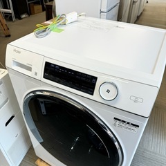超美品‼️】ハイアール 2023年製 9.0kgドラム式洗濯機 洗剤・柔軟