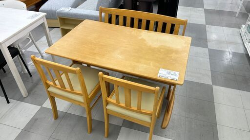 ★ジモティ割あり★  ダイニングセット  H69×D75×W120 クリーニング済み TC1243