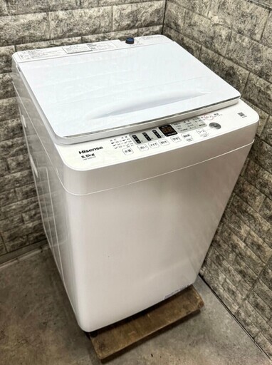 【高年式 美品】大阪送料無料★3か月保障付き★洗濯機★2024年★ハイセンス★5.5kg★HW-55E2W★S-361