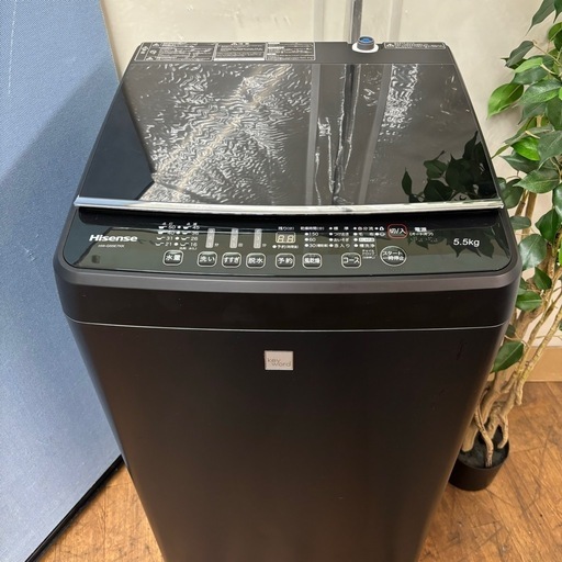 I616 ? ジモティー限定価格！ Hisense 洗濯機 （5.5㎏）スタイリッシュ