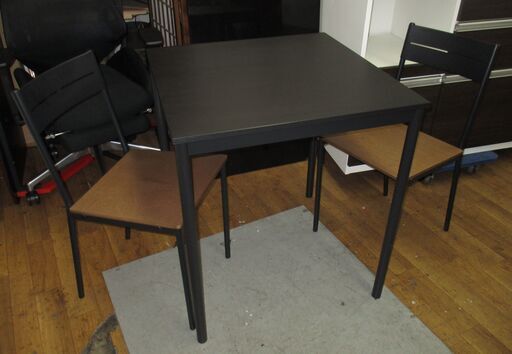 R240 IKEA ダイニング3点セット、二人用ダイニングセット、幅67cm Used・美品