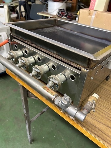 餃子焼き機プロパン未使用品 業務用ガス餃子焼き器 プロパンガス用