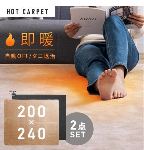 電気カーペット カバー付き 3畳用