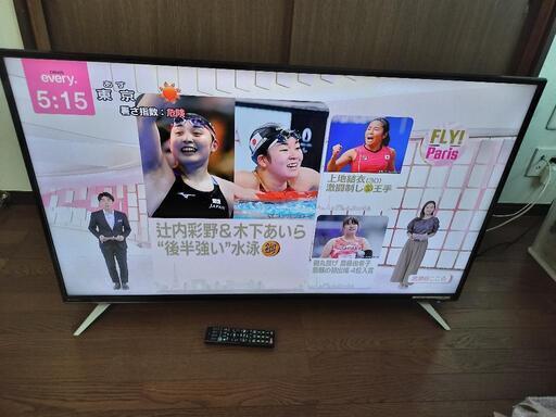 【予定者あり】SANSUI SDU503-B1\n4K対応50インチテレビ